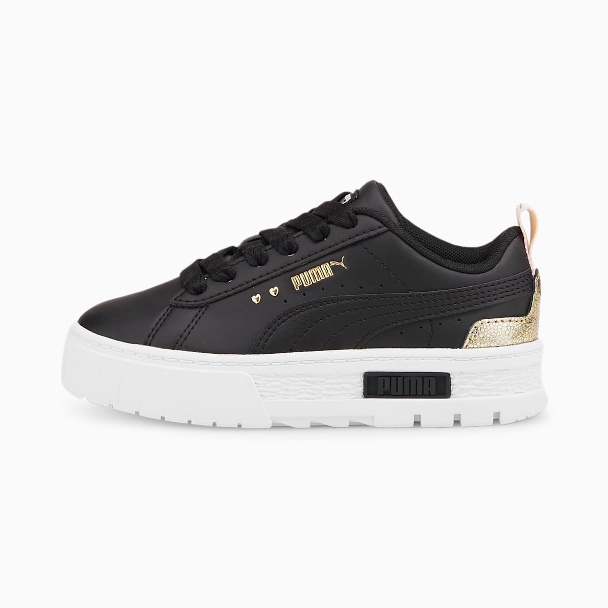 Tenisky Puma Mayze Shiny Dievcenske Čierne/Zlate | SK261539