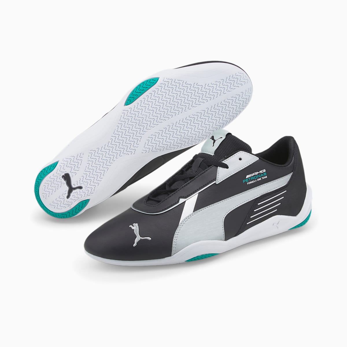 Tenisky Puma Mercedes F1 R-Cat Machina Panske Čierne/Strieborne/Zelene | SK871623