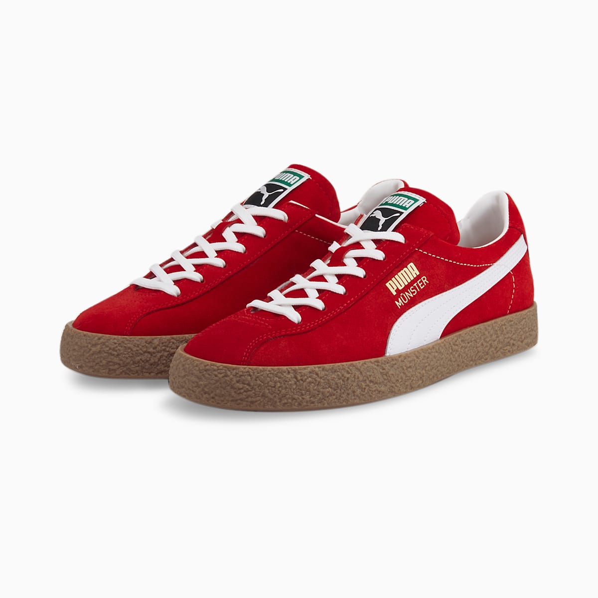 Tenisky Puma Muenster Original Panske Červené/Biele | SK130526