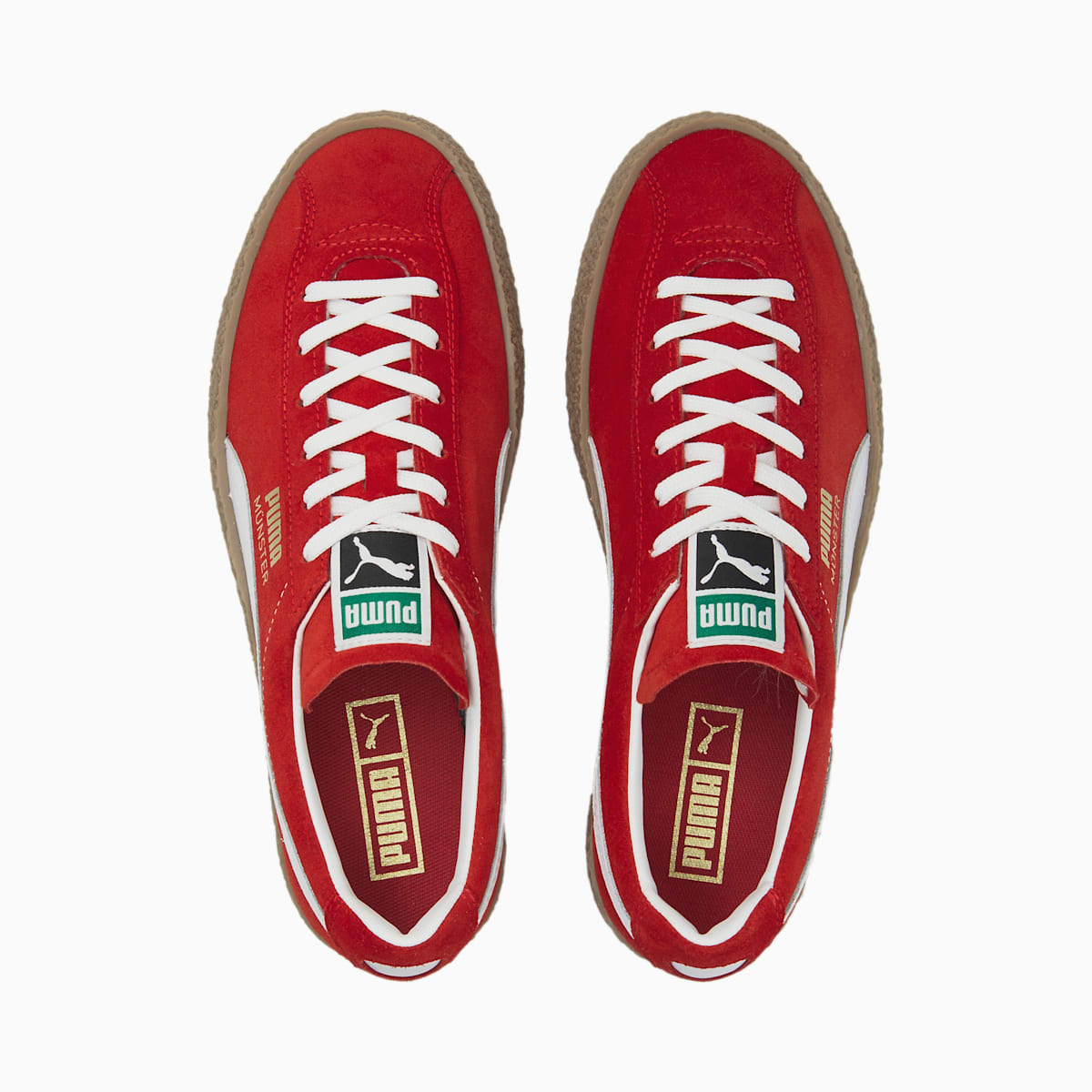 Tenisky Puma Muenster Original Panske Červené/Biele | SK130526