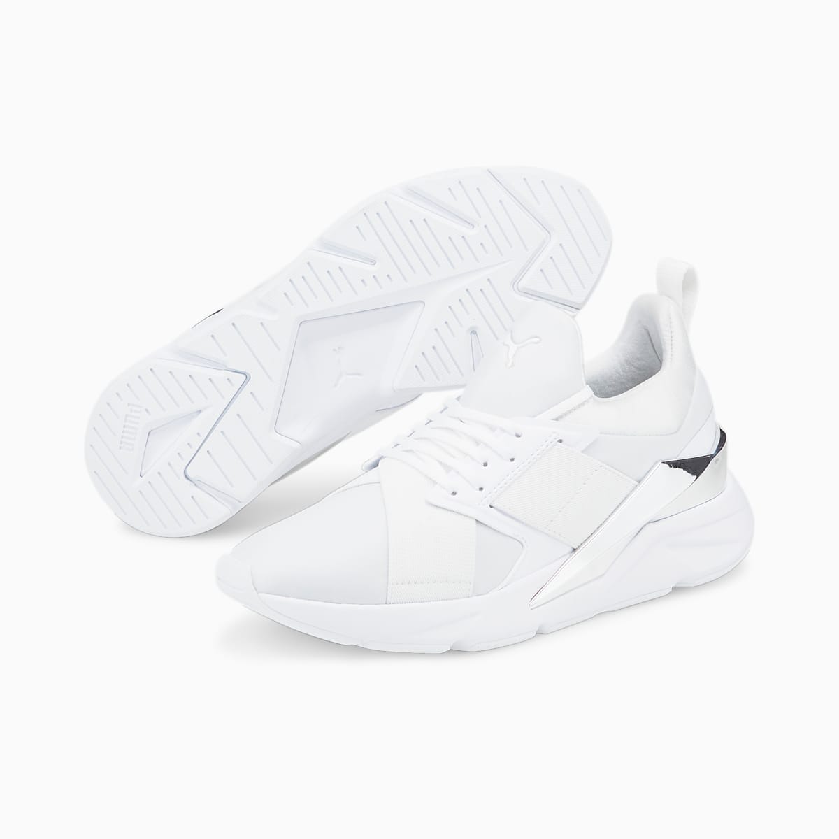Tenisky Puma Muse X5 Metal Damske Biele/Strieborne | SK059431