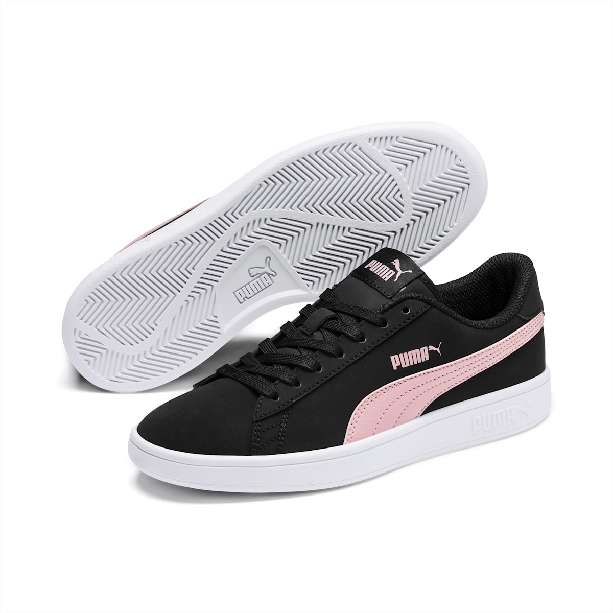 Tenisky Puma PUMA Smash v2 Buck Panske Čierne/Ruzove/Biele | SK572864