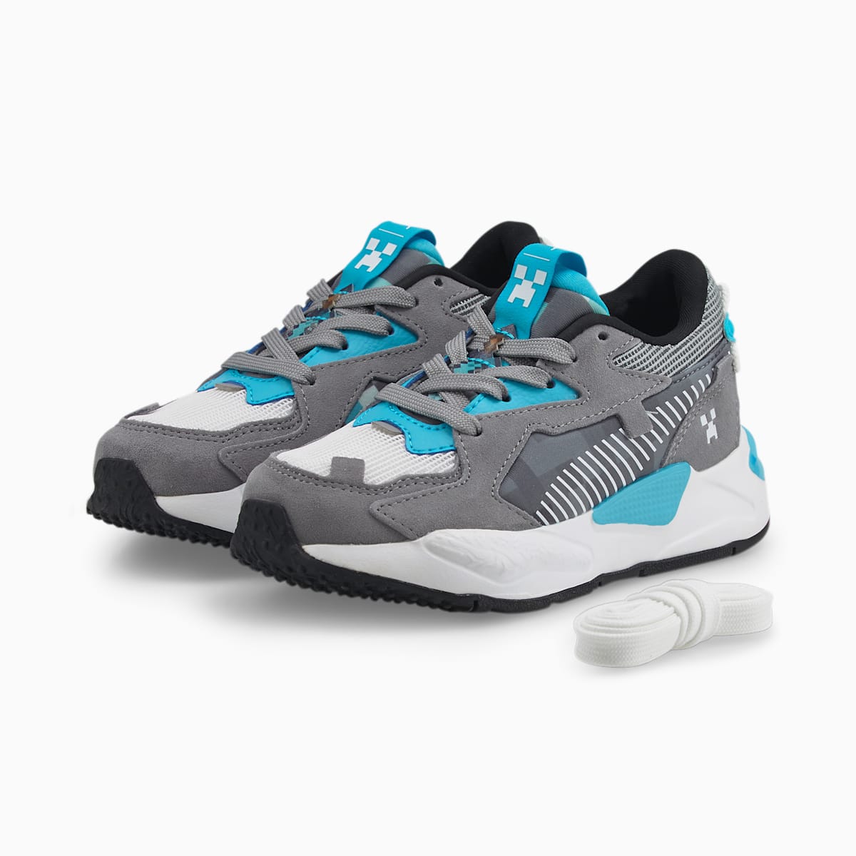 Tenisky Puma PUMA x MINECRAFT RS-Z Chlapcenske Siva Siva | SK078413