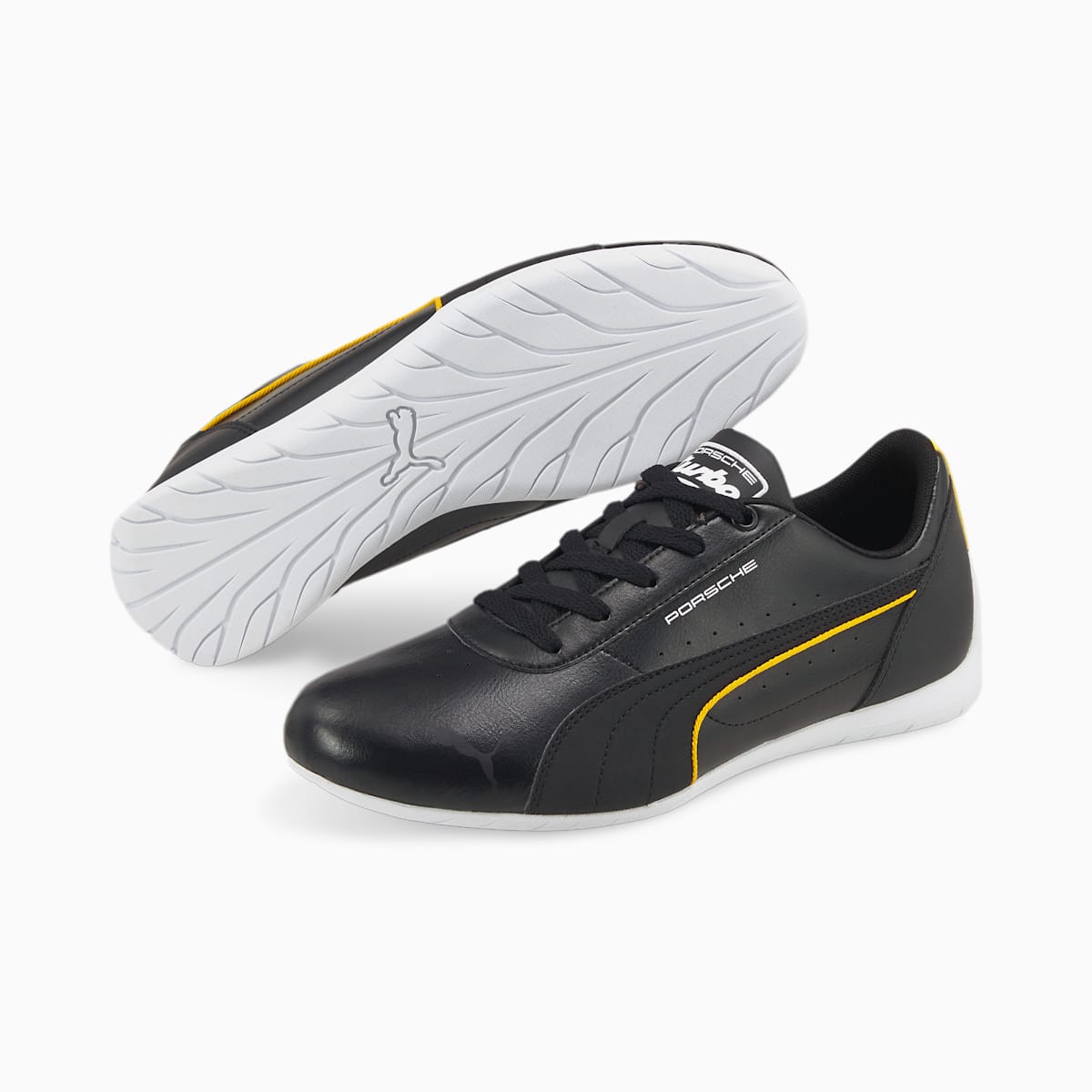 Tenisky Puma Porsche Legacy Neo Cat Panske Čierne/Citrón | SK056487