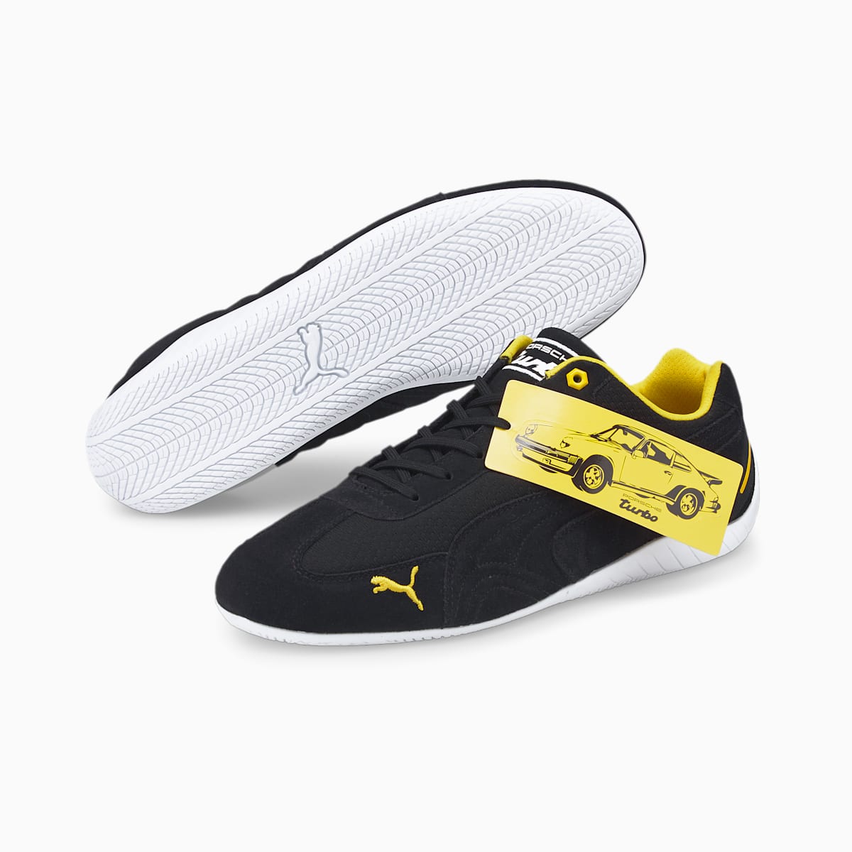 Tenisky Puma Porsche Legacy Speedcat Panske Čierne/Citrón/Biele | SK526179