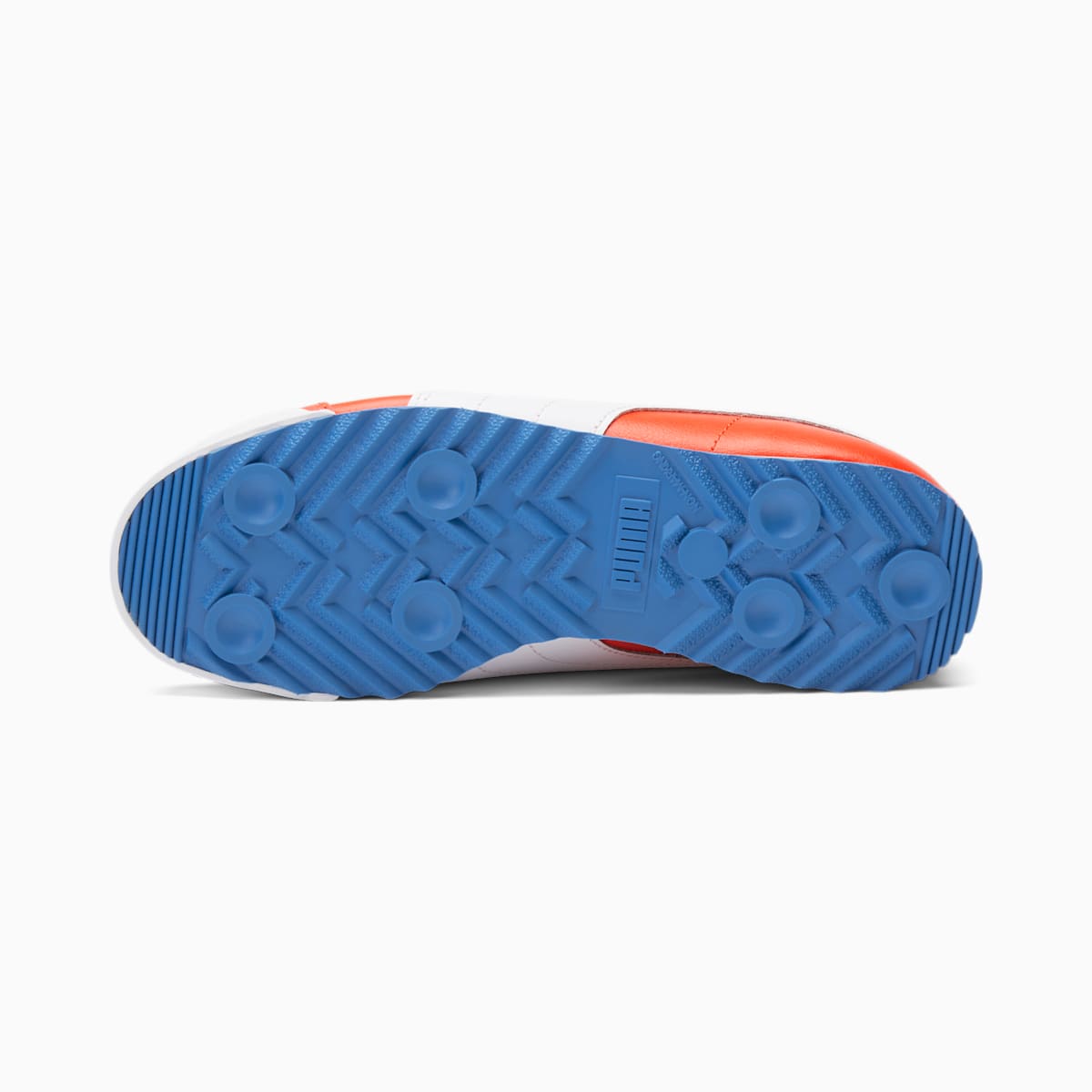 Tenisky Puma ROMA GO FOR Sneaker JR Chlapcenske Oranžové/Biele/Modre | SK965714