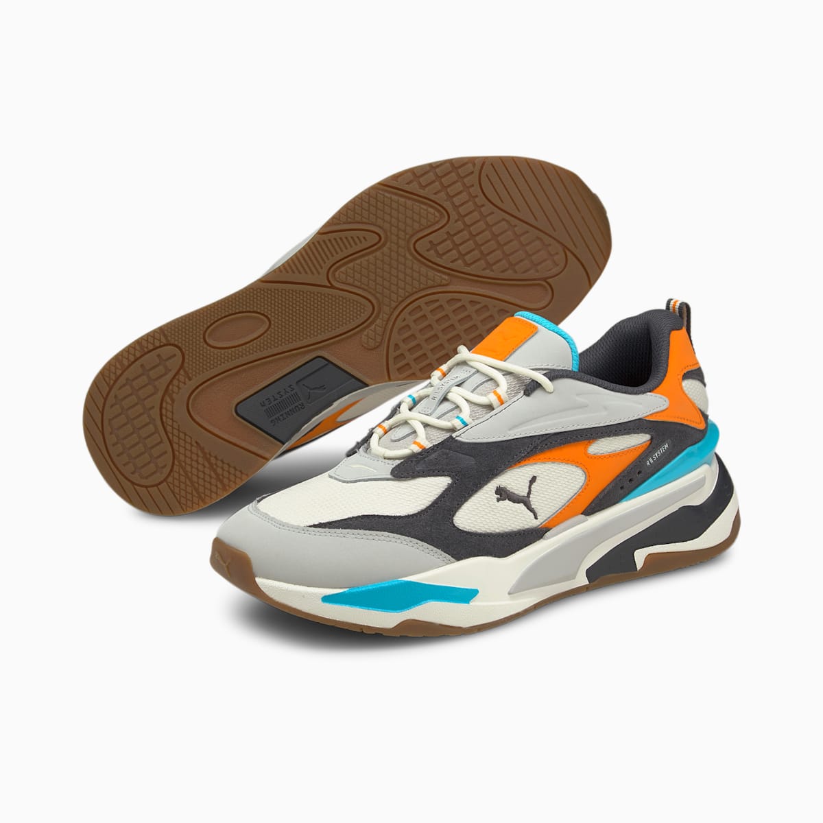 Tenisky Puma RS-Fast Buck Panske Siva Nachový/Modre/Oranžové | SK965237