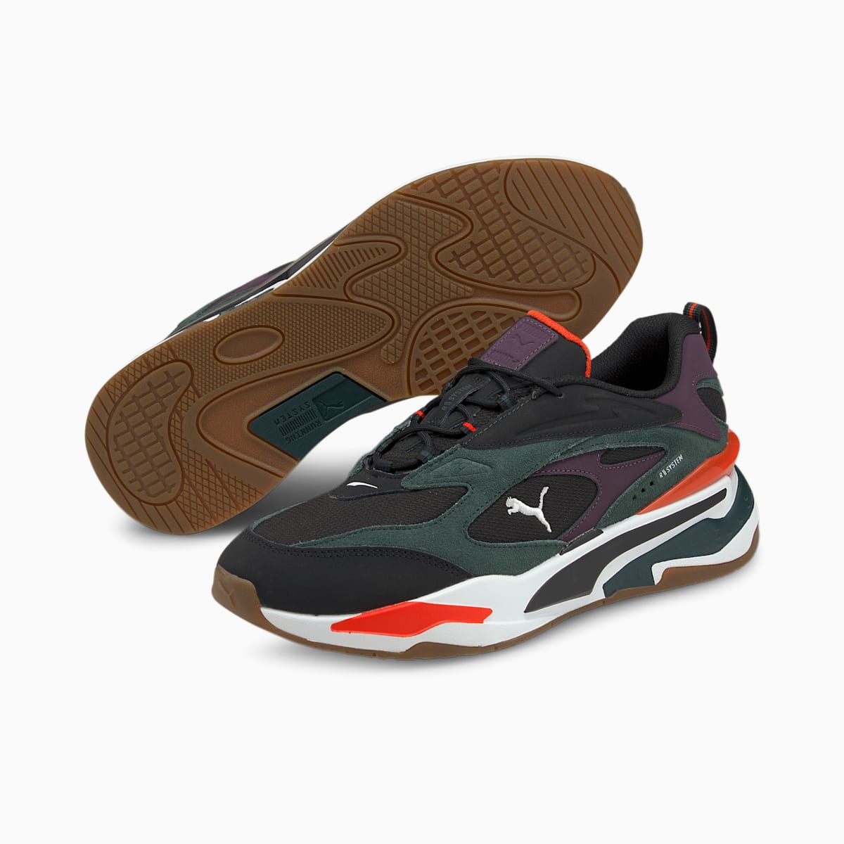Tenisky Puma RS-Fast Buck Panske Čierne/Zelene/Biele | SK739865