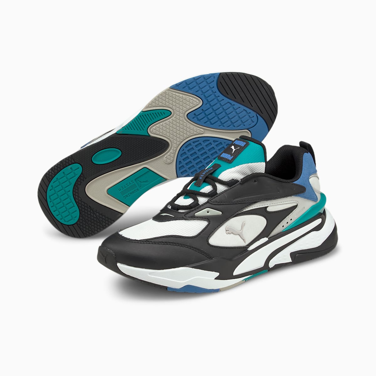 Tenisky Puma RS-Fast Mix Damske Biele/Čierne/Kráľovská Modrá/Zelene | SK765429
