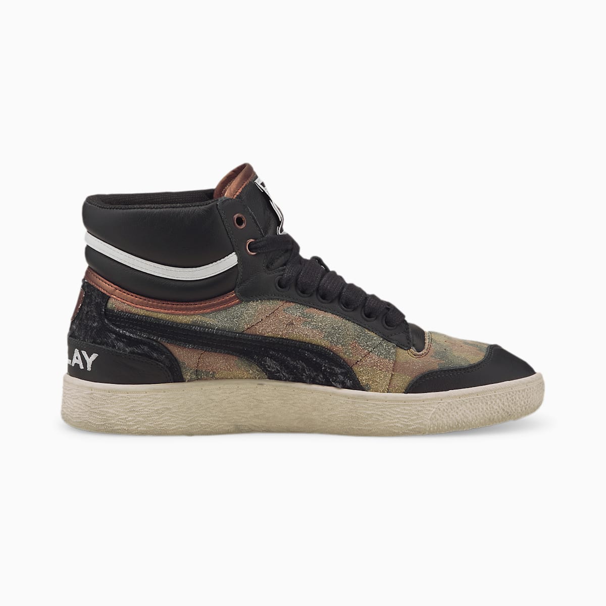 Tenisky Puma Ralph Sampson x Replay Mid Camo Damske Čierne/Tmavo Zelene | SK019275
