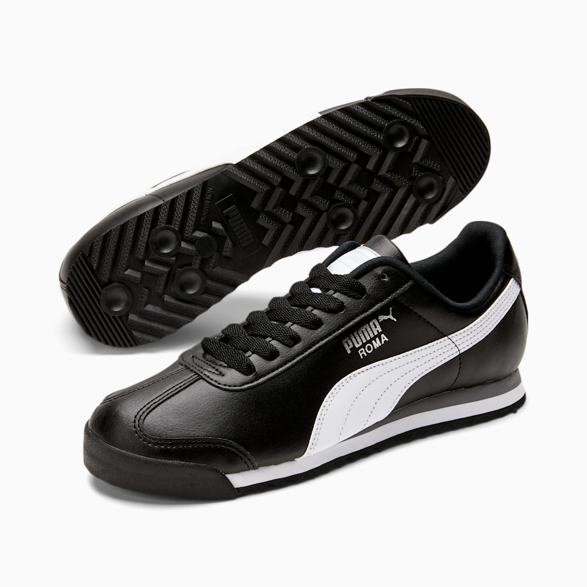 Tenisky Puma Roma Basic Damske Čierne/Biele/Strieborne | SK286195