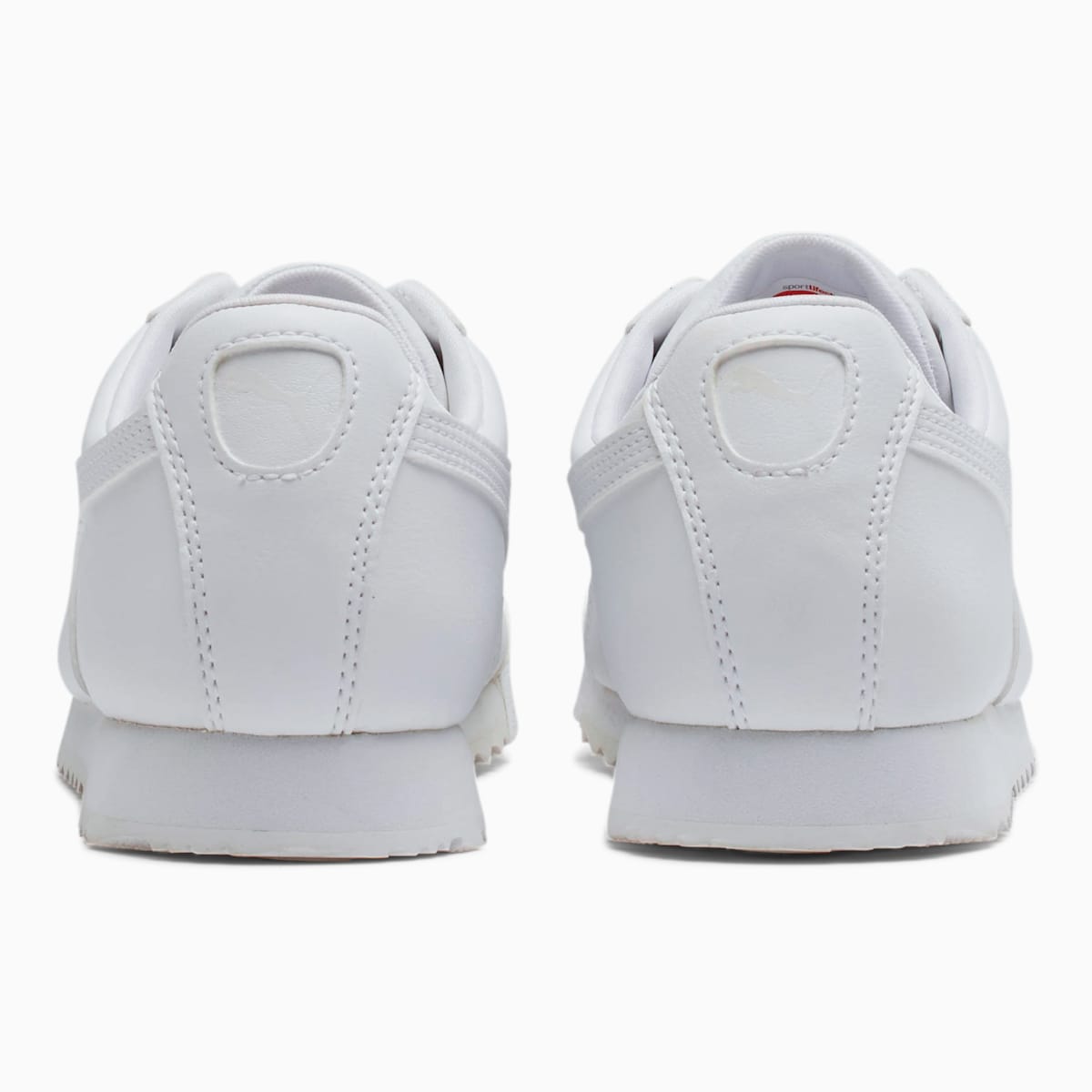 Tenisky Puma Roma Basic JR Chlapcenske Biele/Svetlo Siva | SK153469