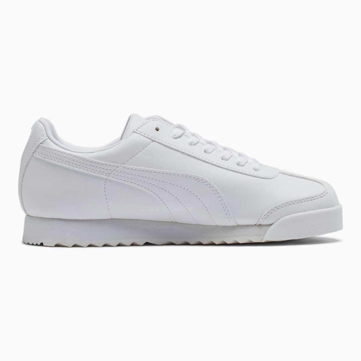 Tenisky Puma Roma Basic JR Chlapcenske Biele/Svetlo Siva | SK153469