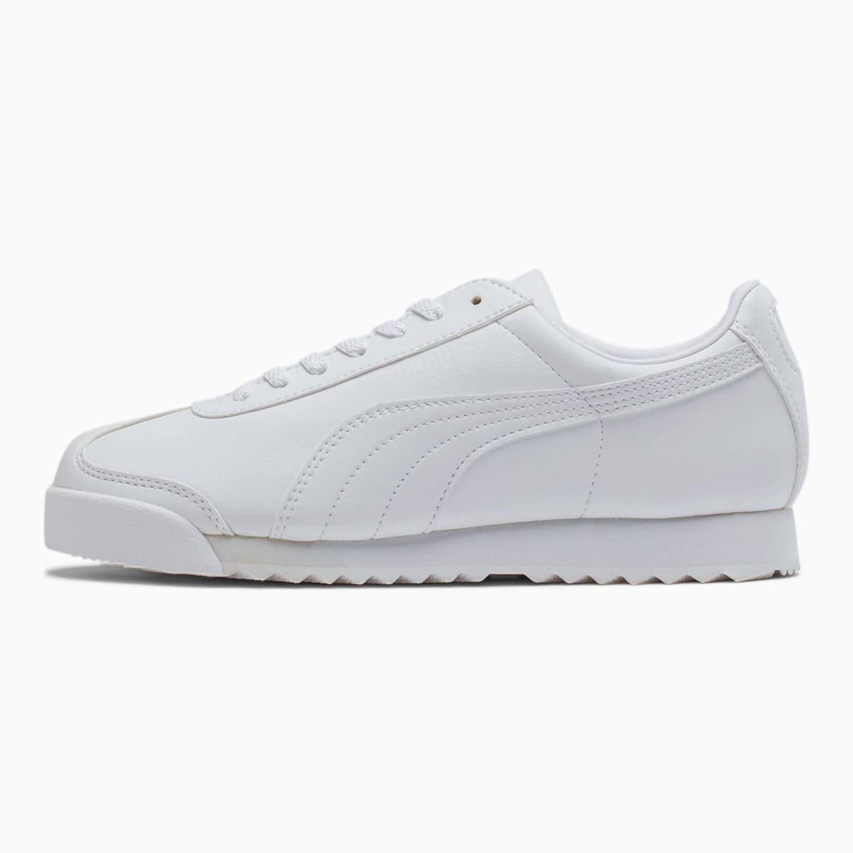 Tenisky Puma Roma Basic JR Chlapcenske Biele/Svetlo Siva | SK153469
