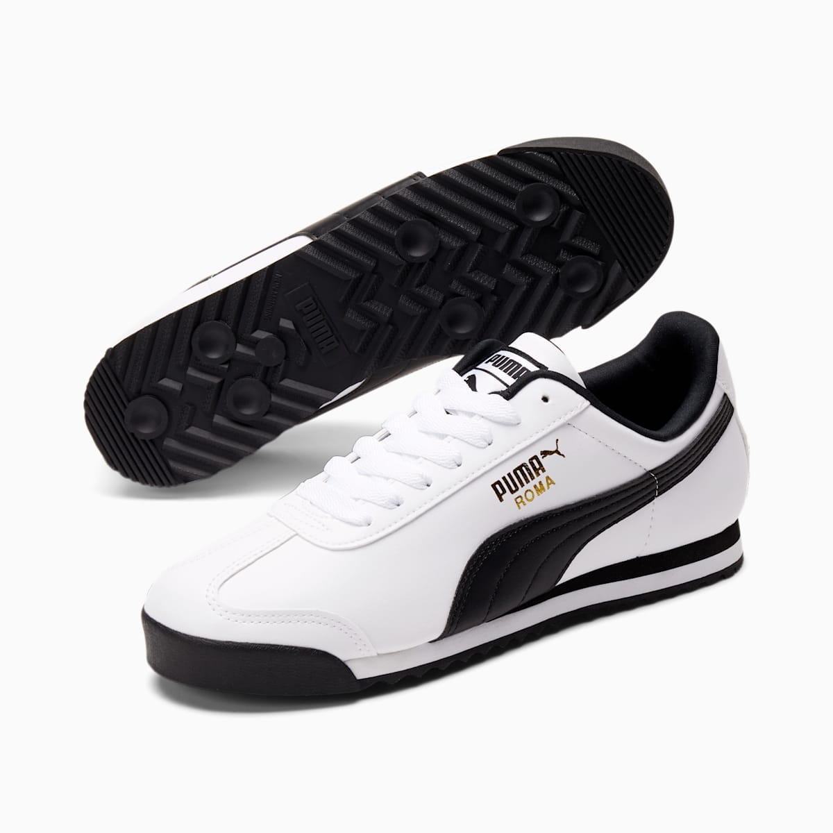 Tenisky Puma Roma Basic Panske Biele/Čierne | SK345076