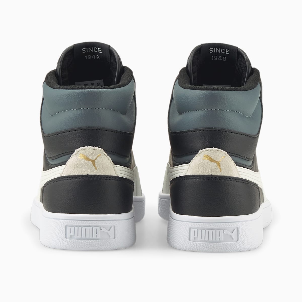 Tenisky Puma Shuffle Mid Panske Čierne/Siva/Zlate | SK715062