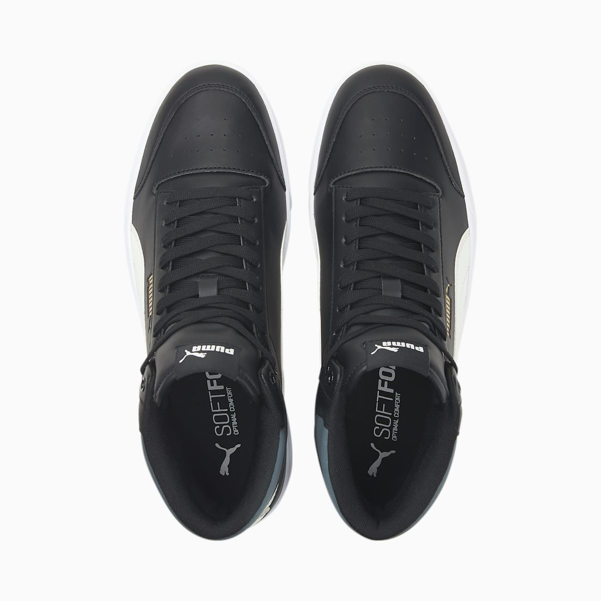 Tenisky Puma Shuffle Mid Panske Čierne/Siva/Zlate | SK715062