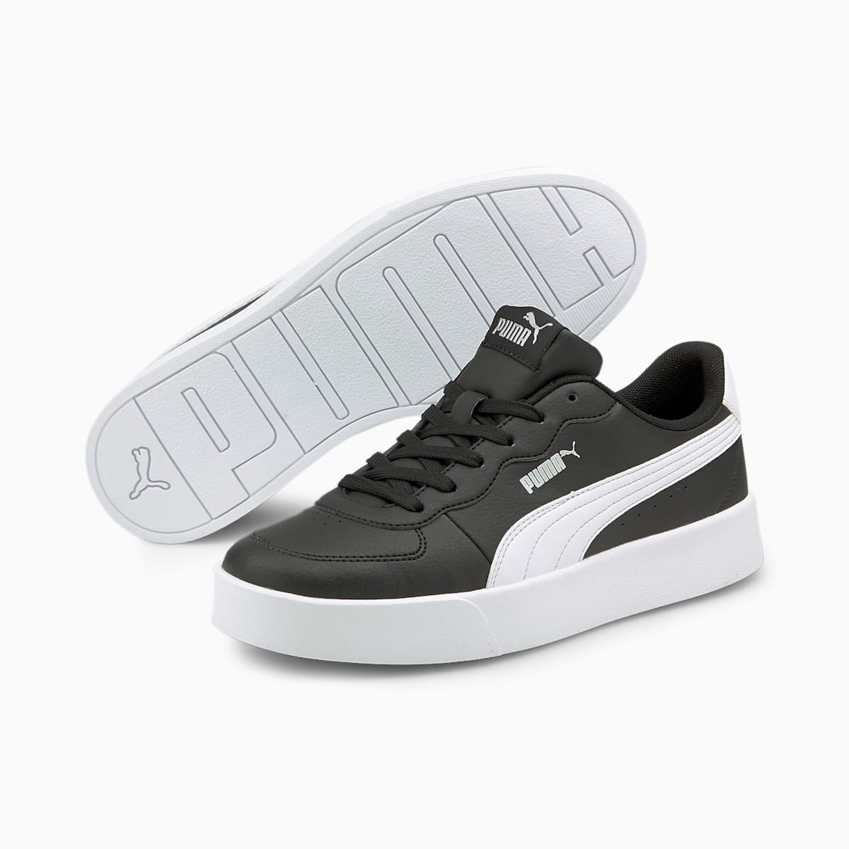 Tenisky Puma Skye Clean Damske Čierne/Biele/Strieborne | SK562038