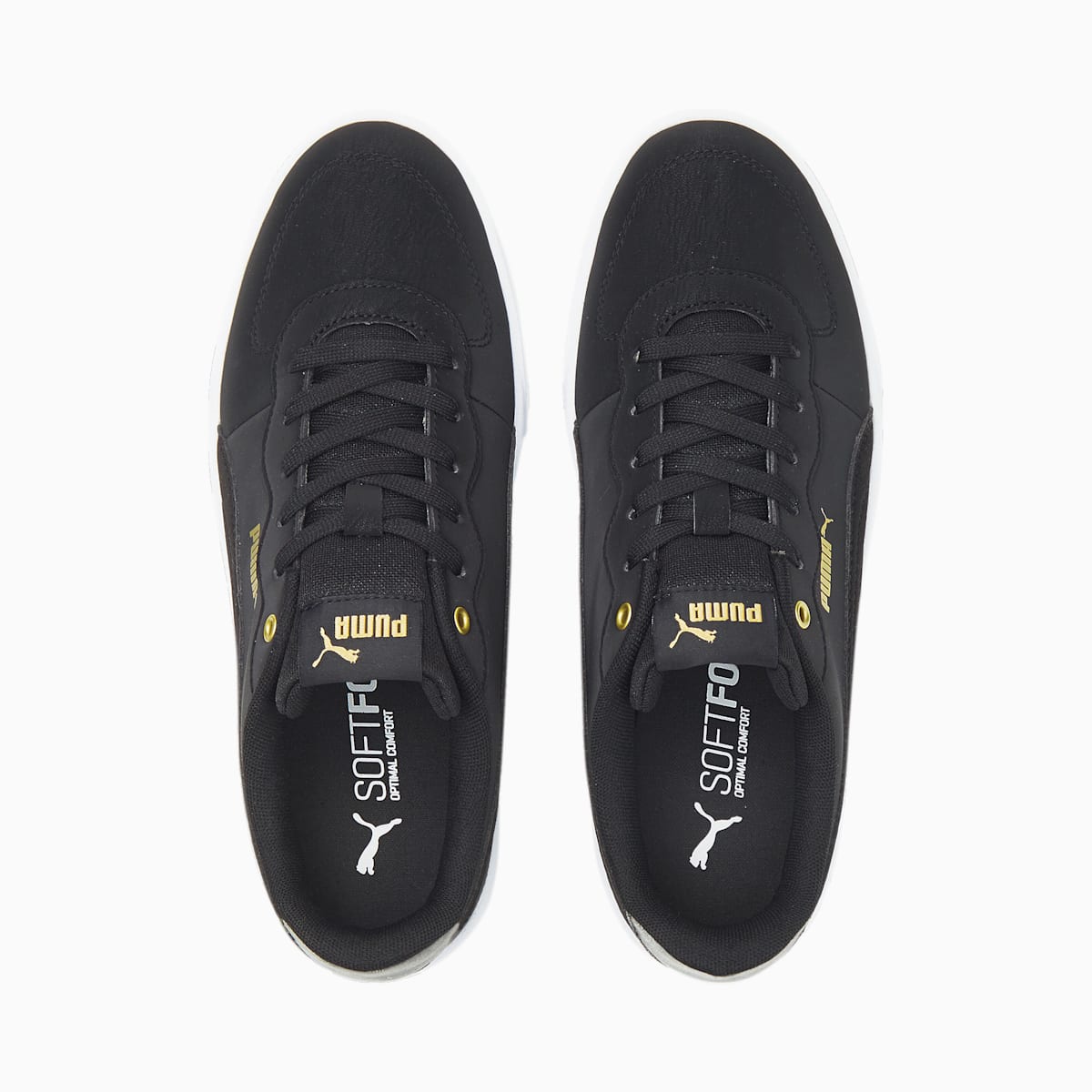 Tenisky Puma Skye Clean Raw Metallic Damske Čierne/Zlate | SK463950