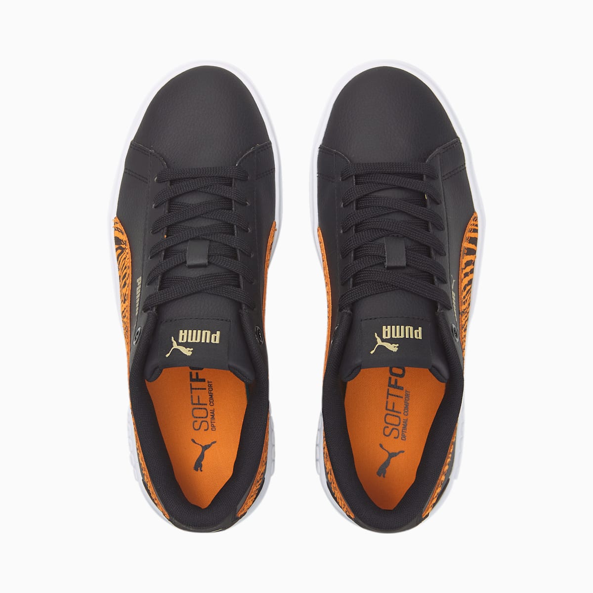 Tenisky Puma Smash Platform v2 Tiger Damske Čierne/Oranžové | SK246579