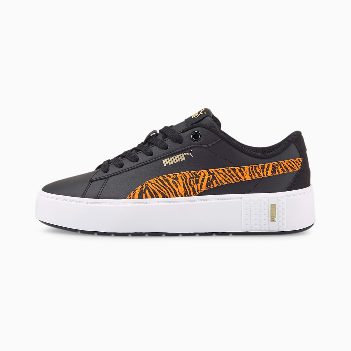 Tenisky Puma Smash Platform v2 Tiger Damske Čierne/Oranžové | SK246579