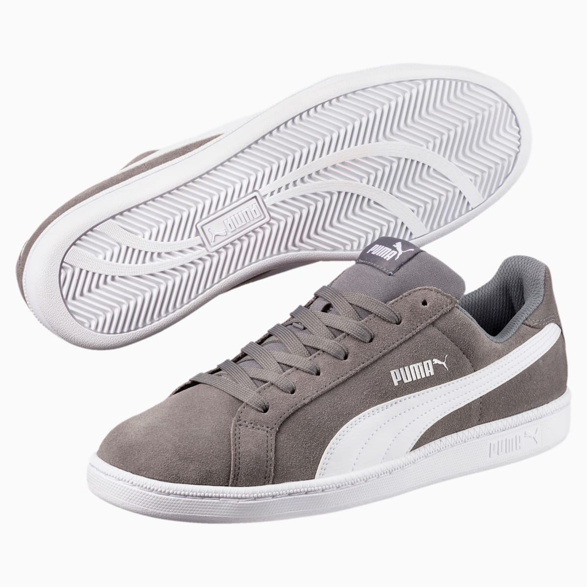 Tenisky Puma Smash Suede Panske Biele | SK102968