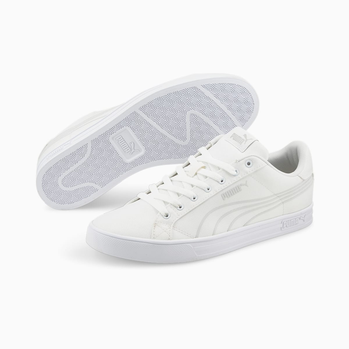 Tenisky Puma Smash Vulc v3 Lo CV Damske Biele/Siva Nachový | SK356079