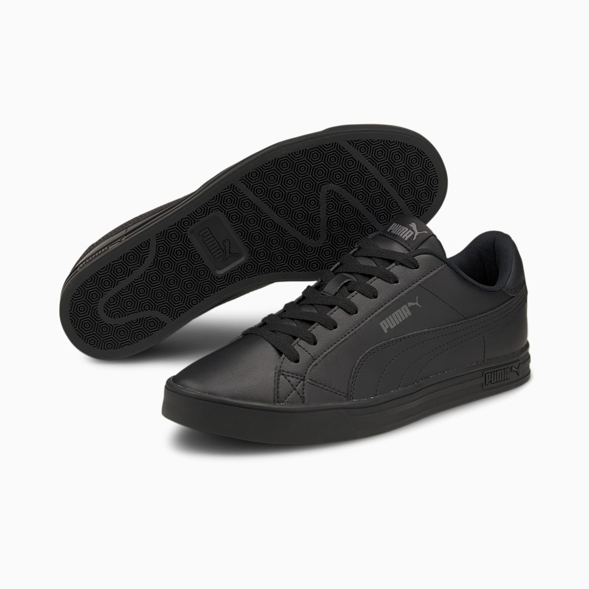 Tenisky Puma Smash Vulcanised V3 Low Panske Čierne | SK630459
