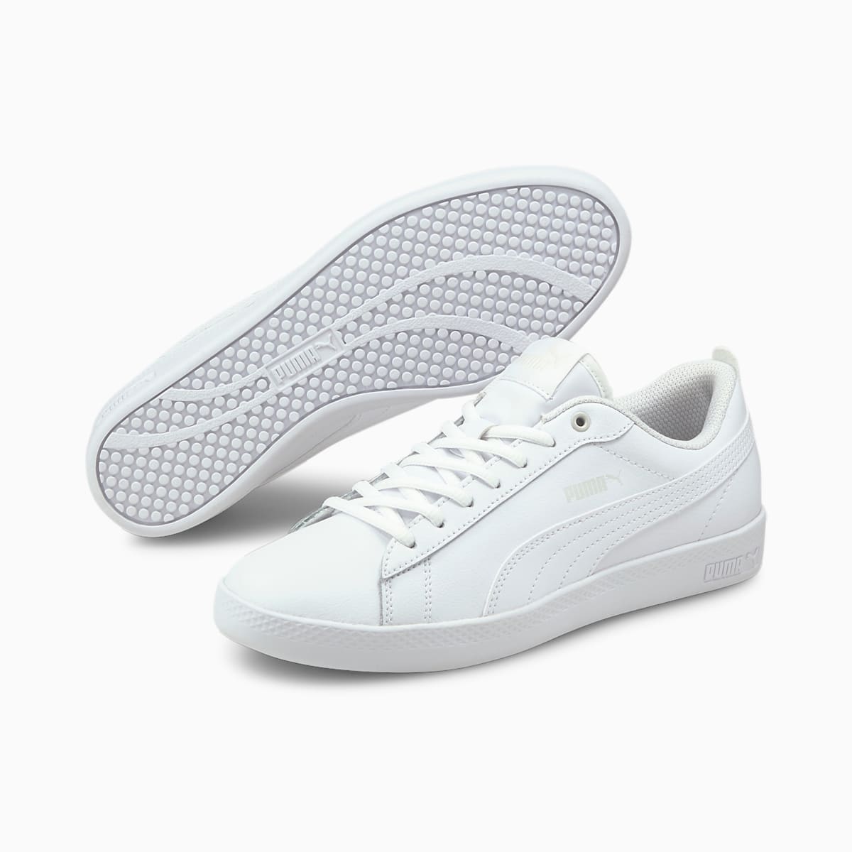 Tenisky Puma Smash v2 Leather Damske Biele | SK196745