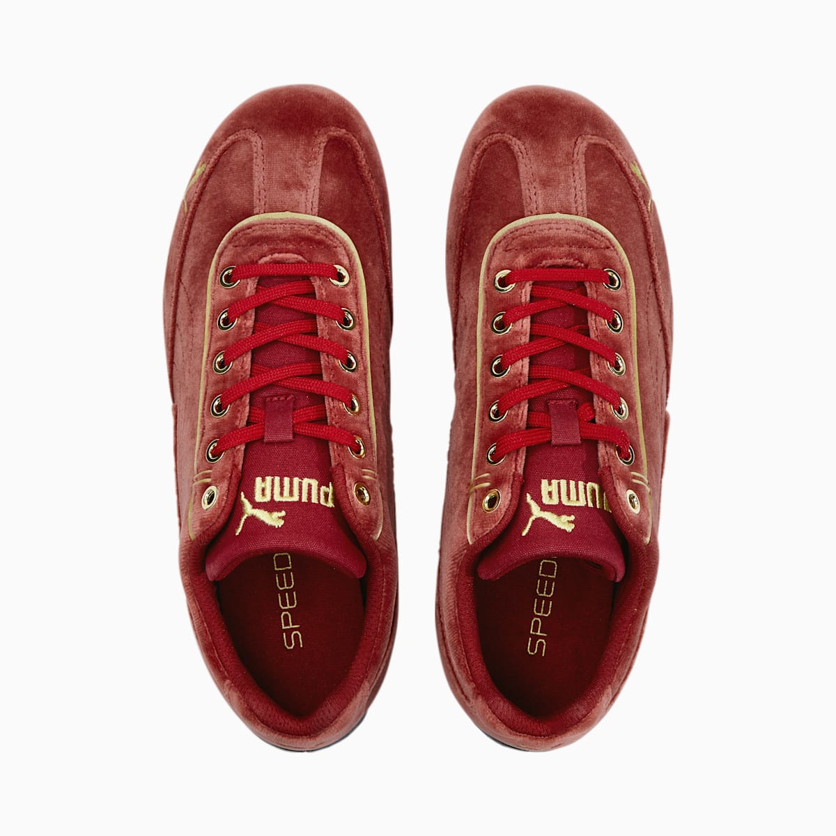 Tenisky Puma Speedcat Velvet Damske Červené/Zlate | SK219657