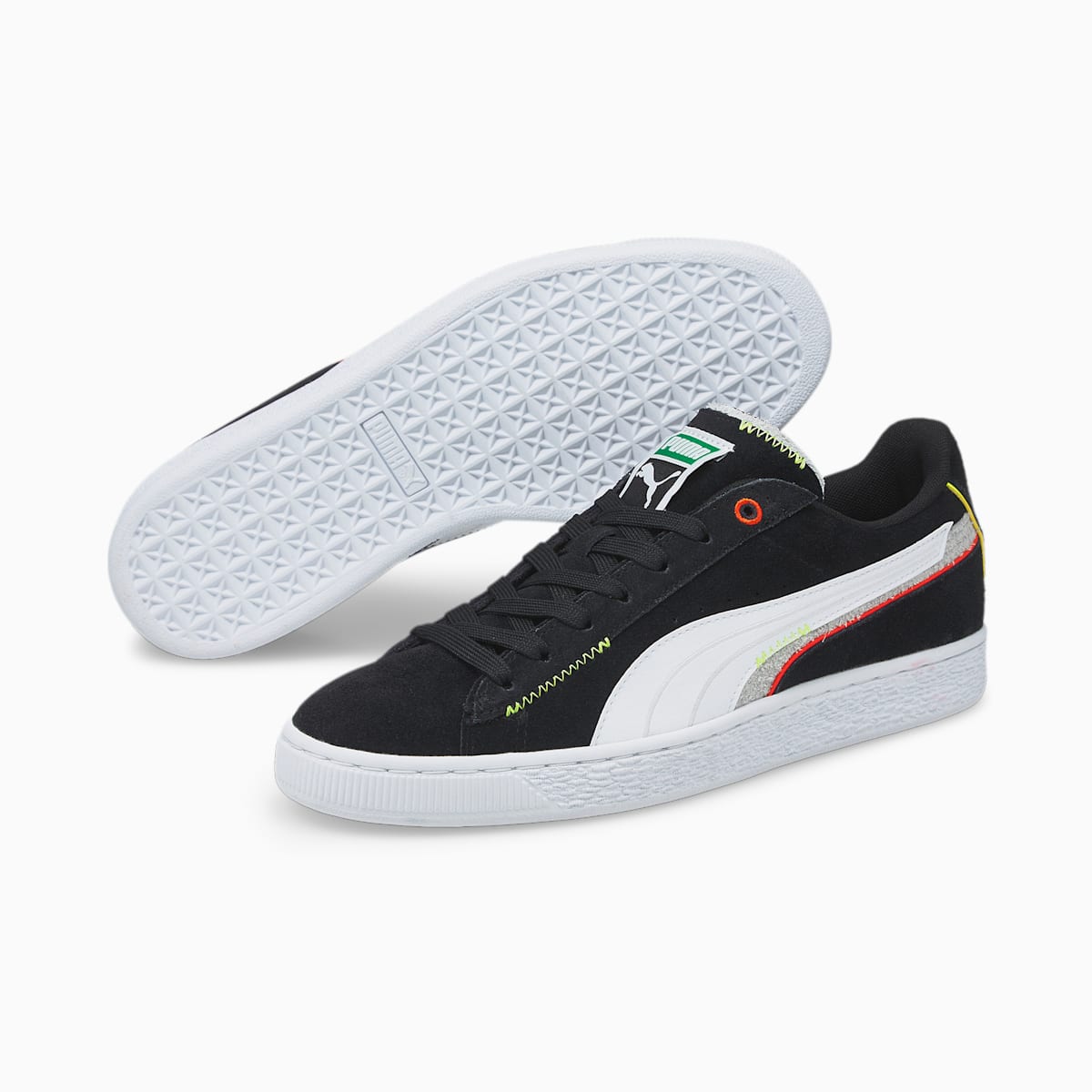 Tenisky Puma Suede Displaced Damske Čierne/Biele | SK617980