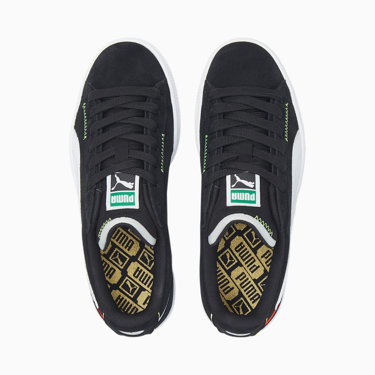Tenisky Puma Suede Displaced JR Dievcenske Čierne/Biele | SK356847