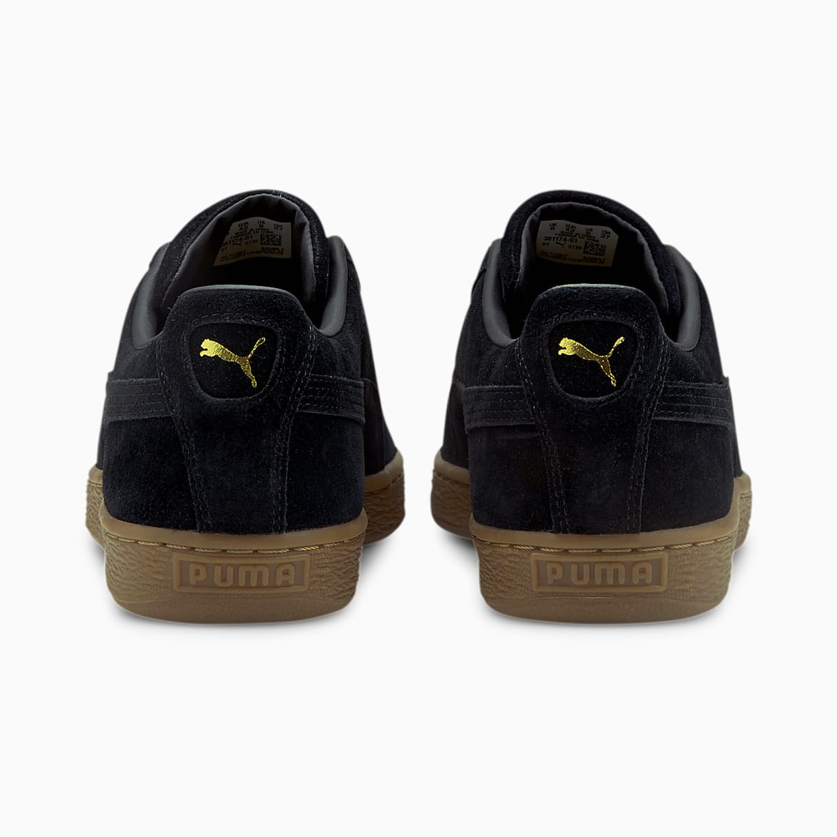 Tenisky Puma Suede Gum Panske Čierne | SK260451