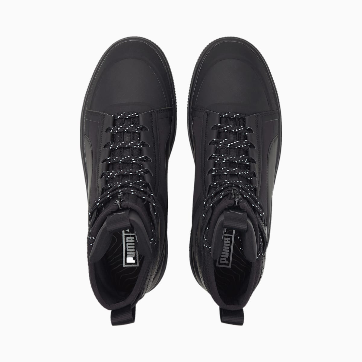 Tenisky Puma Suede Mid AD4PT Winter Panske Čierne/Tmavo Siva | SK518390