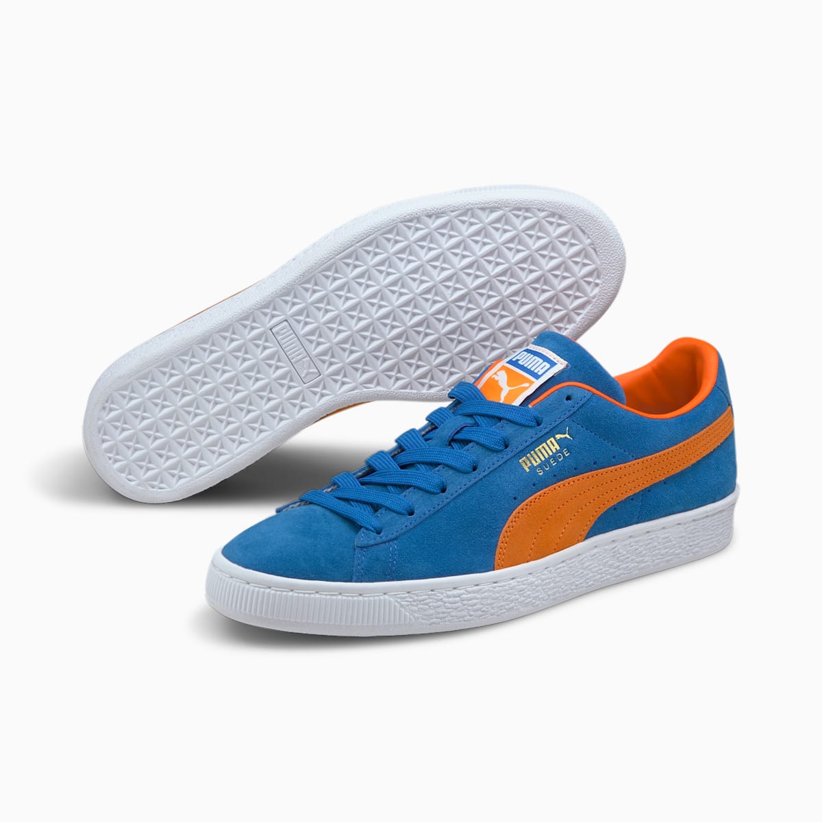 Tenisky Puma Suede Teams Panske Kráľovská Modrá/Oranžové | SK419362