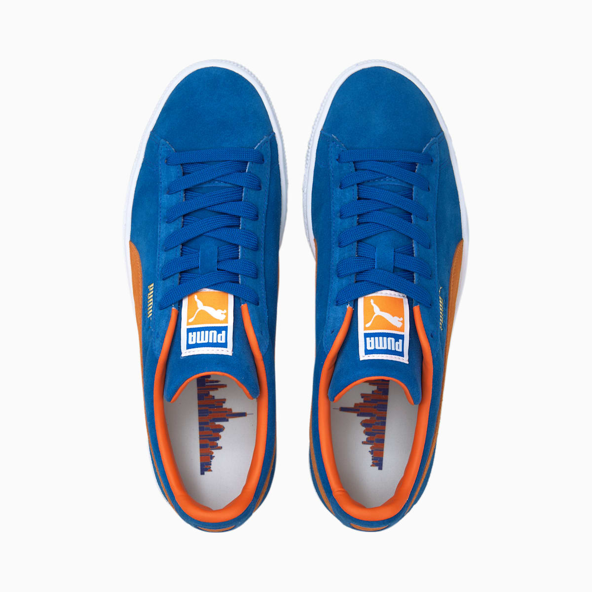 Tenisky Puma Suede Teams Panske Kráľovská Modrá/Oranžové | SK419362