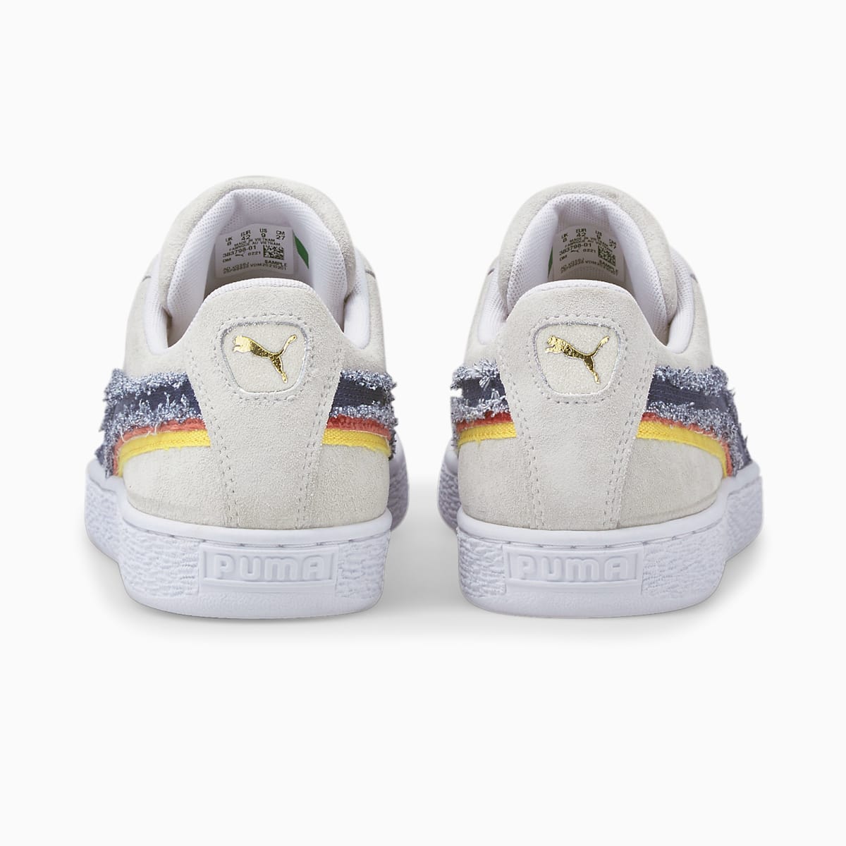 Tenisky Puma Suede Triplex Denim Panske Biele/Námornícka Modrá | SK647310