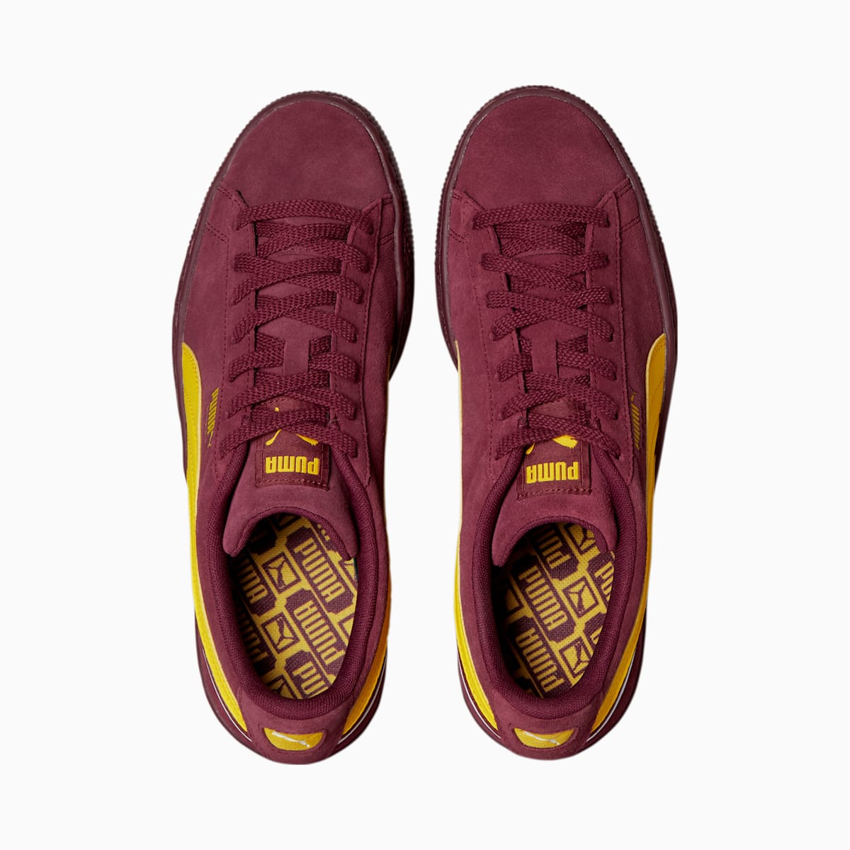 Tenisky Puma Suede Triplex Panske Bordove/Biele | SK742350