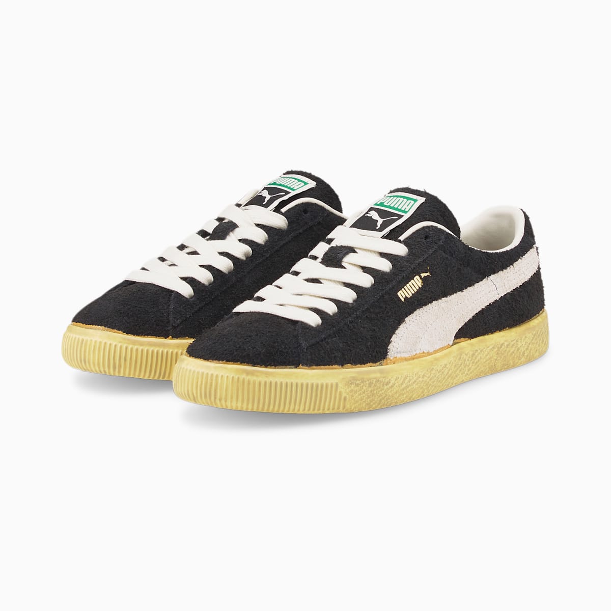 Tenisky Puma Suede VTG The NeverWorn Panske Čierne/Biele/Žlté | SK094573