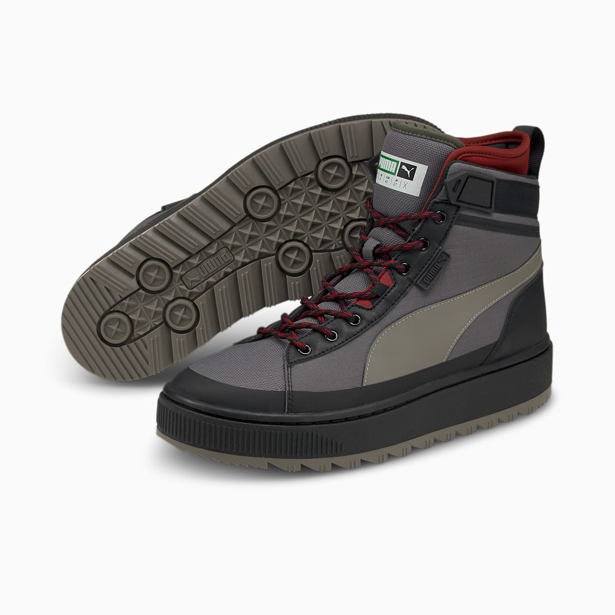 Tenisky Puma Suede Winter Mid Panske Tmavo Siva/Siva | SK502846