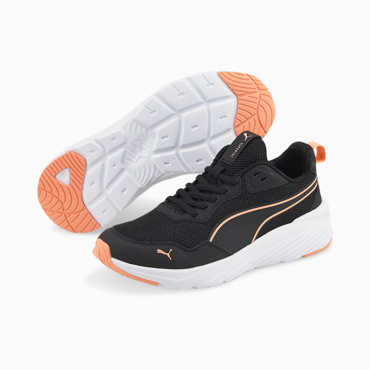 Tenisky Puma Supertec Zero Damske Čierne/Ruzove/Biele | SK527109