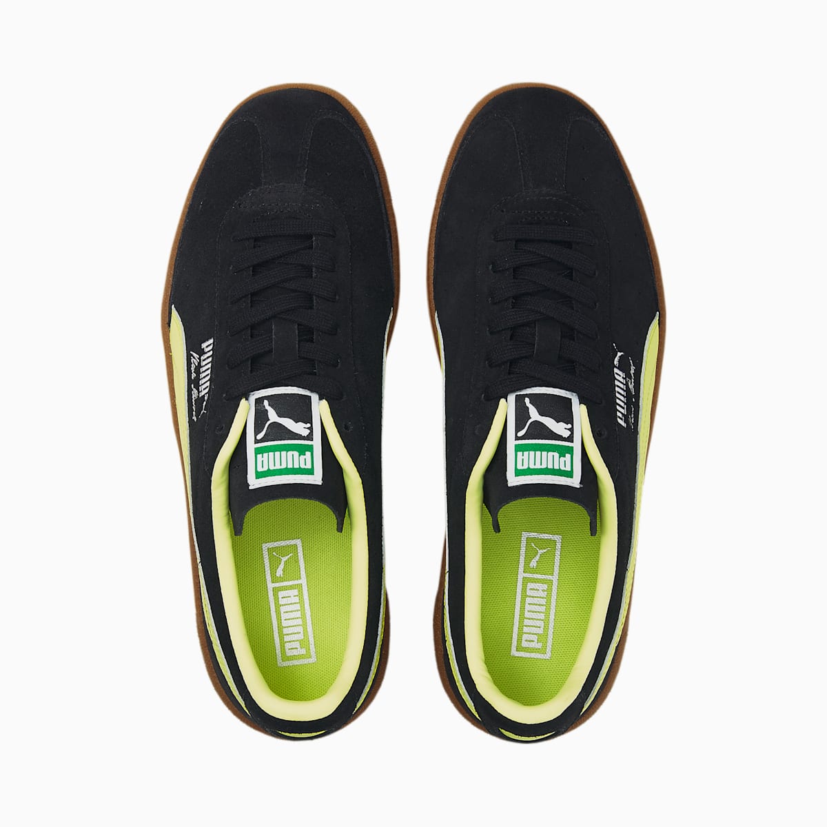 Tenisky Puma Vlado Stenzel Suede Panske Čierne/Citrón | SK297135