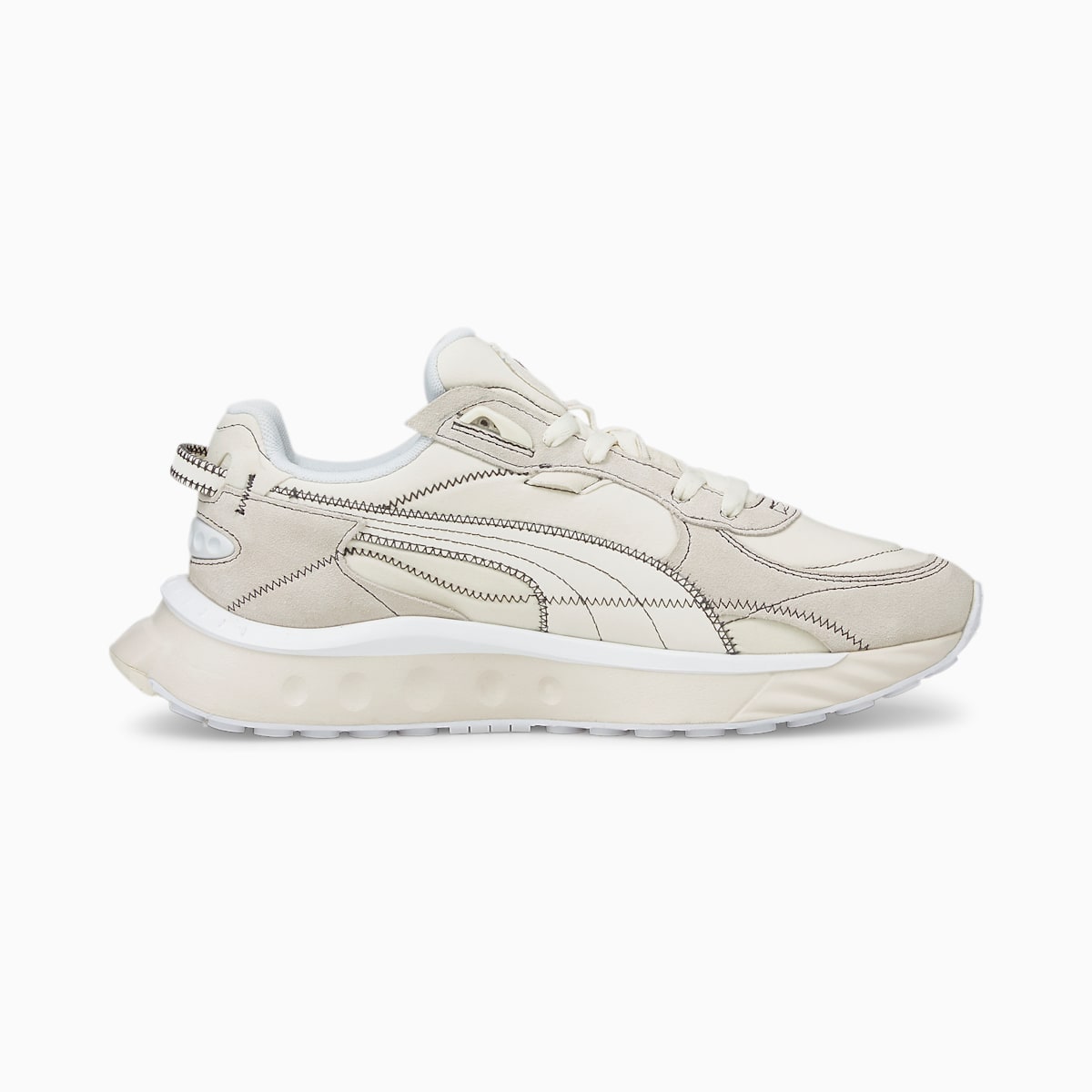 Tenisky Puma Wild Rider Embroidered Panske Biele | SK853649