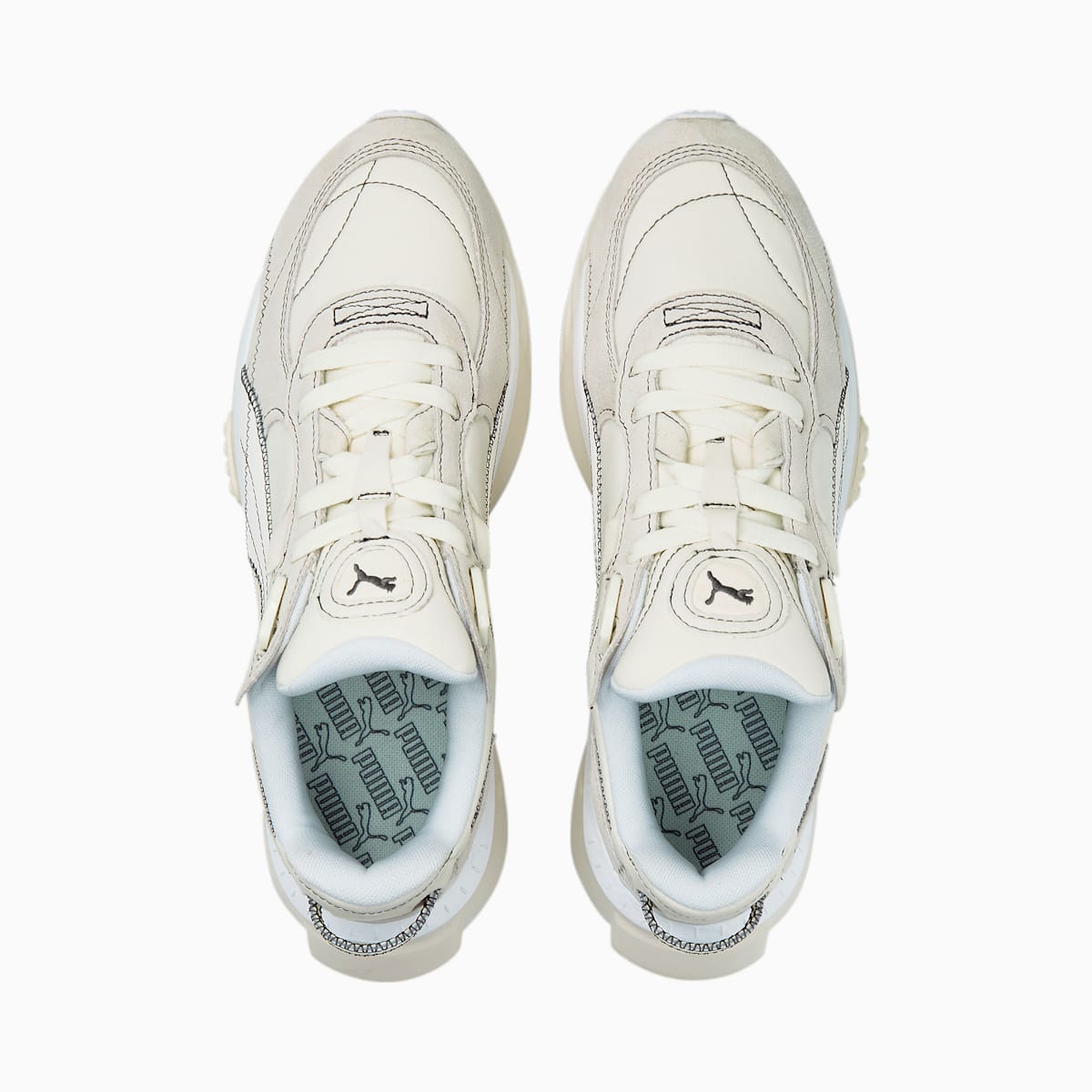Tenisky Puma Wild Rider Embroidered Panske Biele | SK853649