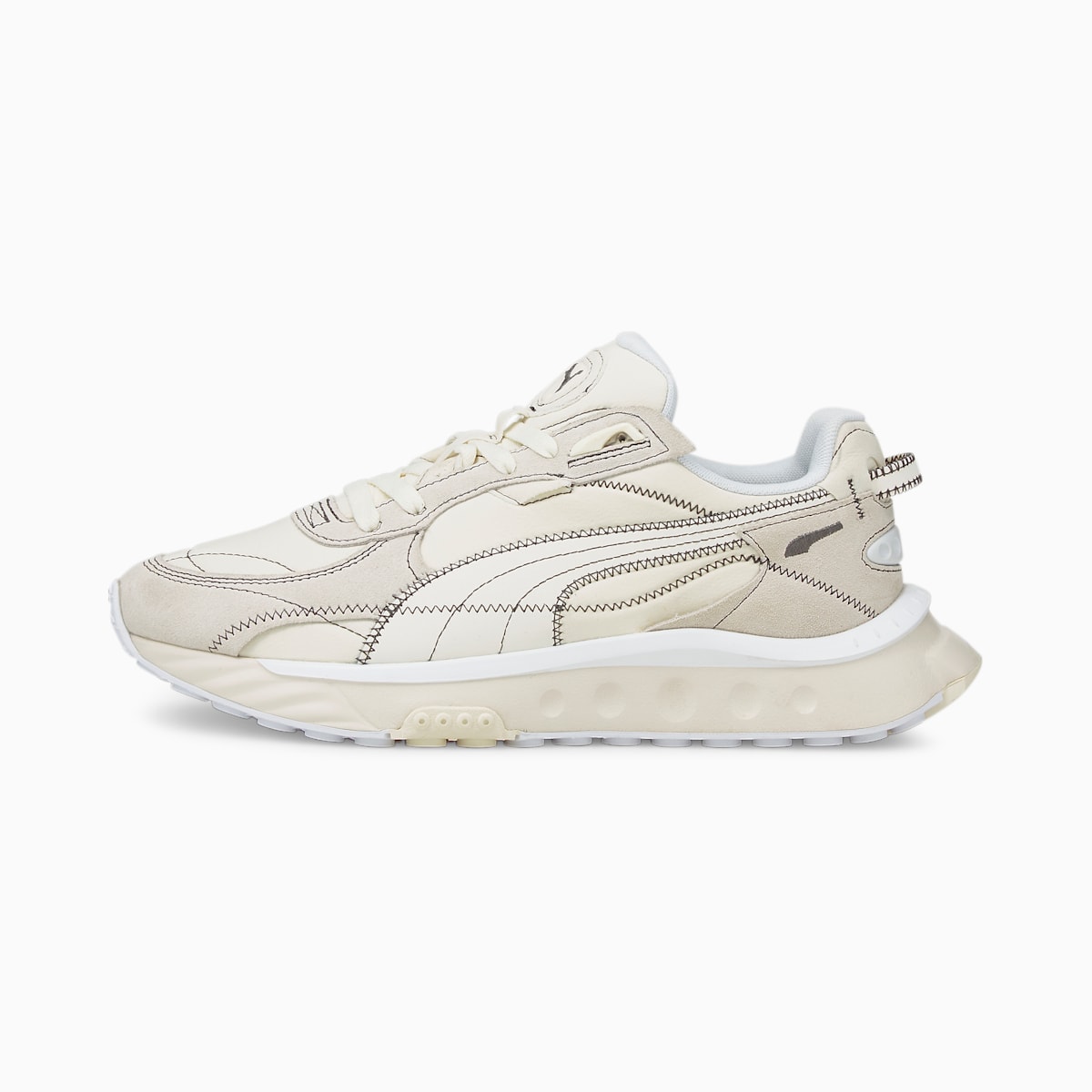 Tenisky Puma Wild Rider Embroidered Panske Biele | SK853649