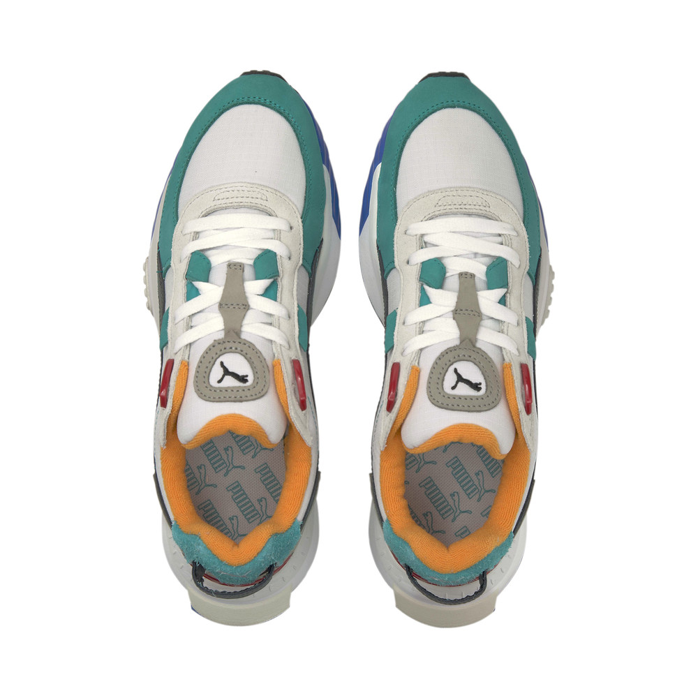 Tenisky Puma Wild Rider Layers Panske Biele/Zelene | SK324871
