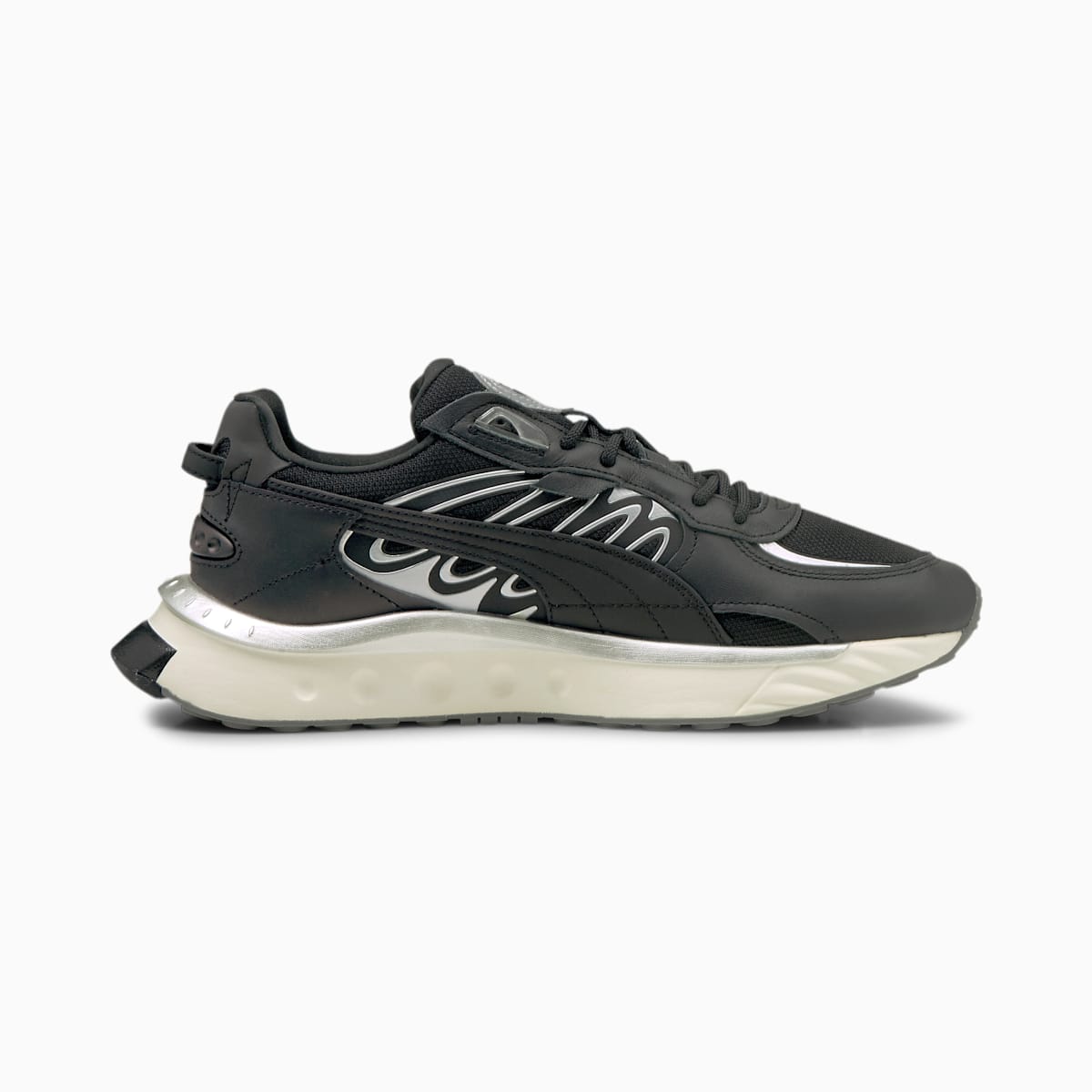 Tenisky Puma Wild Rider Techno Panske Čierne/Strieborne | SK356281