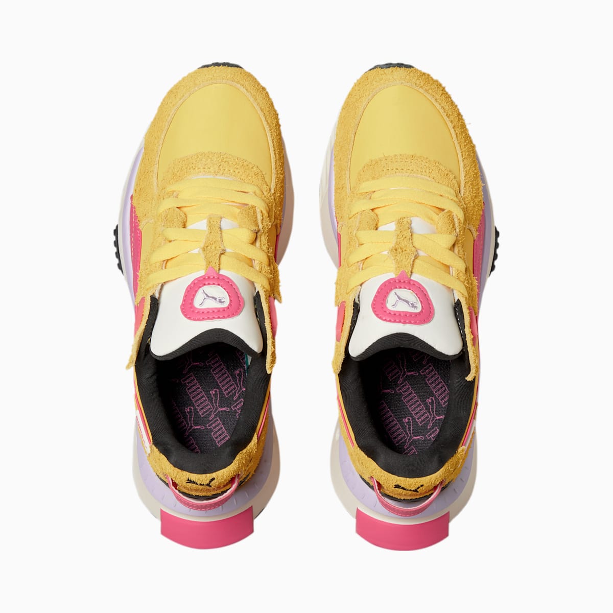 Tenisky Puma Wild Rider Vintage Damske Citrón/Ruzove | SK728139