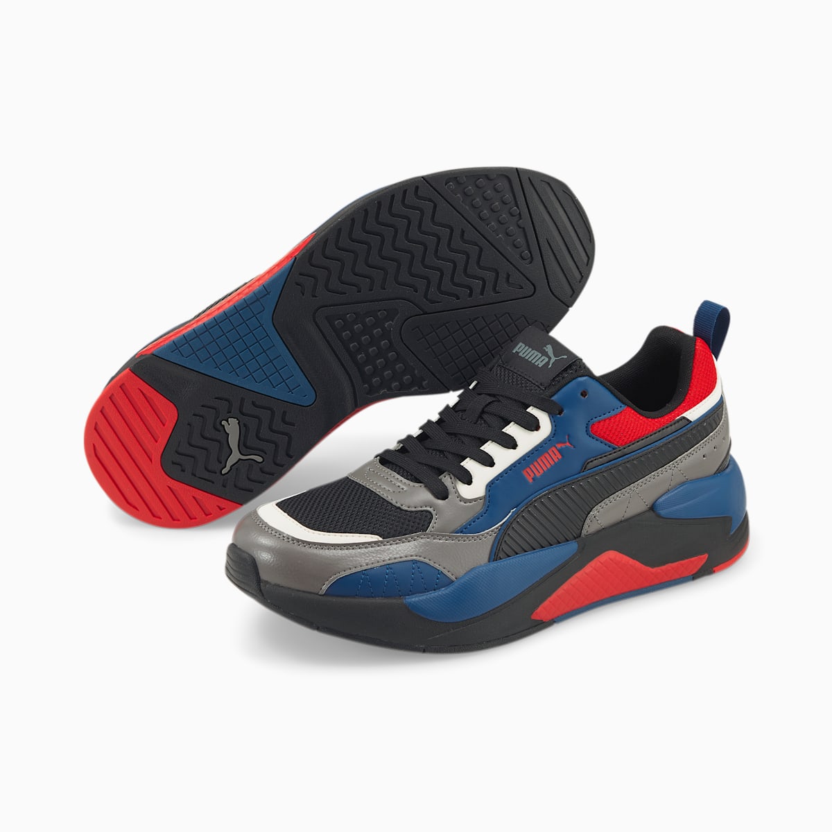 Tenisky Puma X-Ray 2 Square Panske Biele/Čierne/Modre/Červené | SK071289