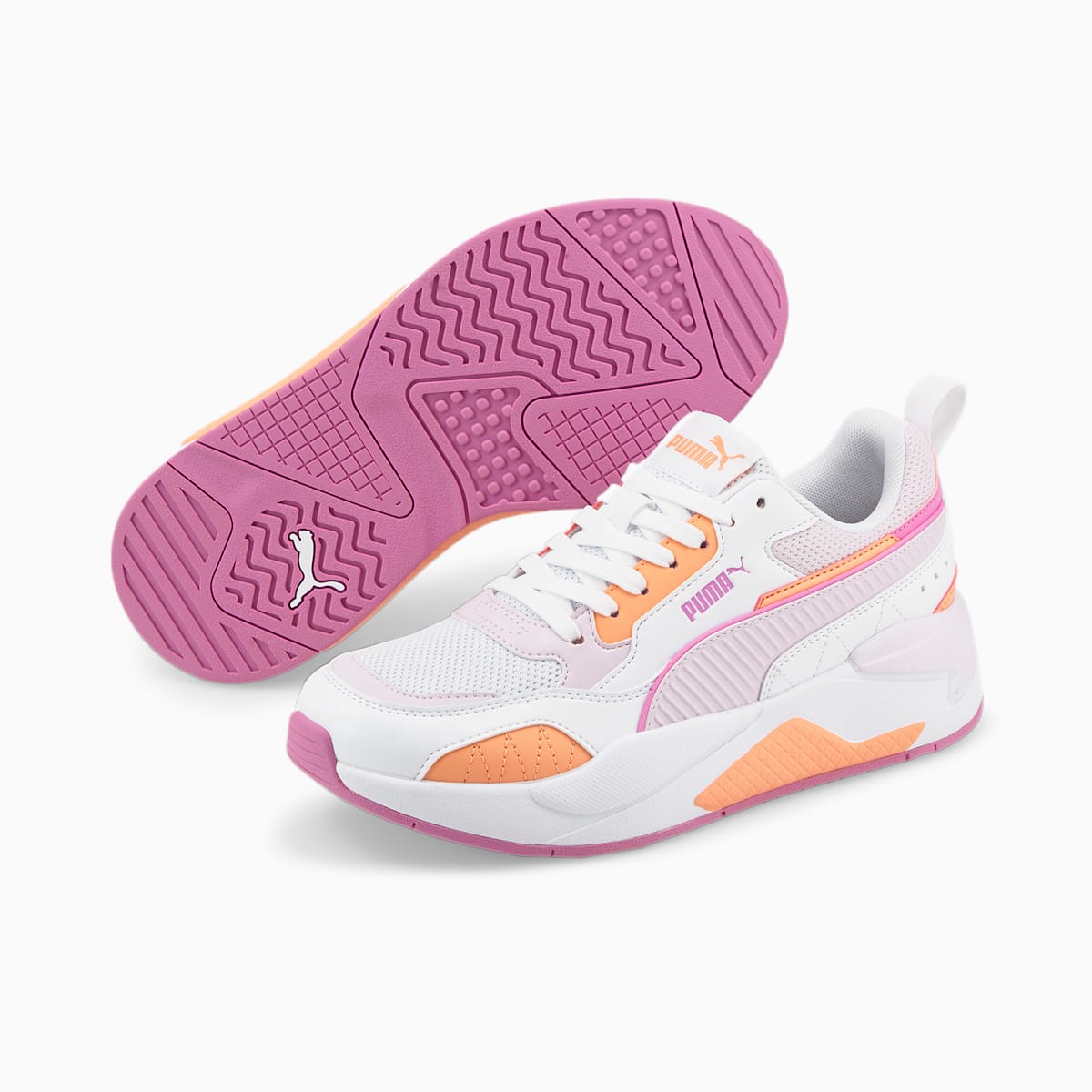 Tenisky Puma X-Ray 2 Square Panske Biele/Lavendel/Ruzove | SK876215